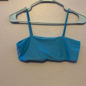 Light blue bra top